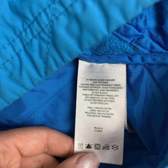 Columbia Vest Blue Full Zip Insulated - Picture 5 of 7